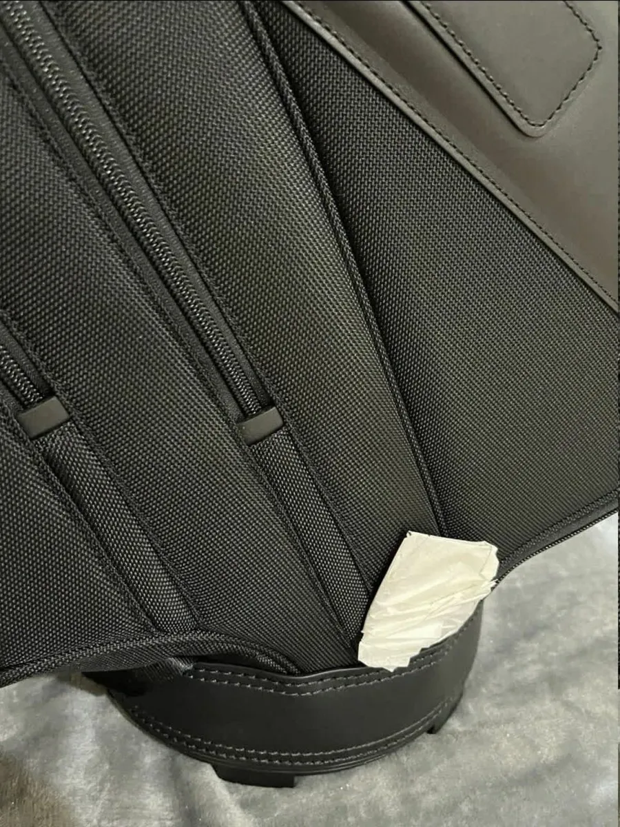 TUMI ALPHA 3 GOLF BAG BALLISTIC NYLON BLACK 5-SLOT - Image 3