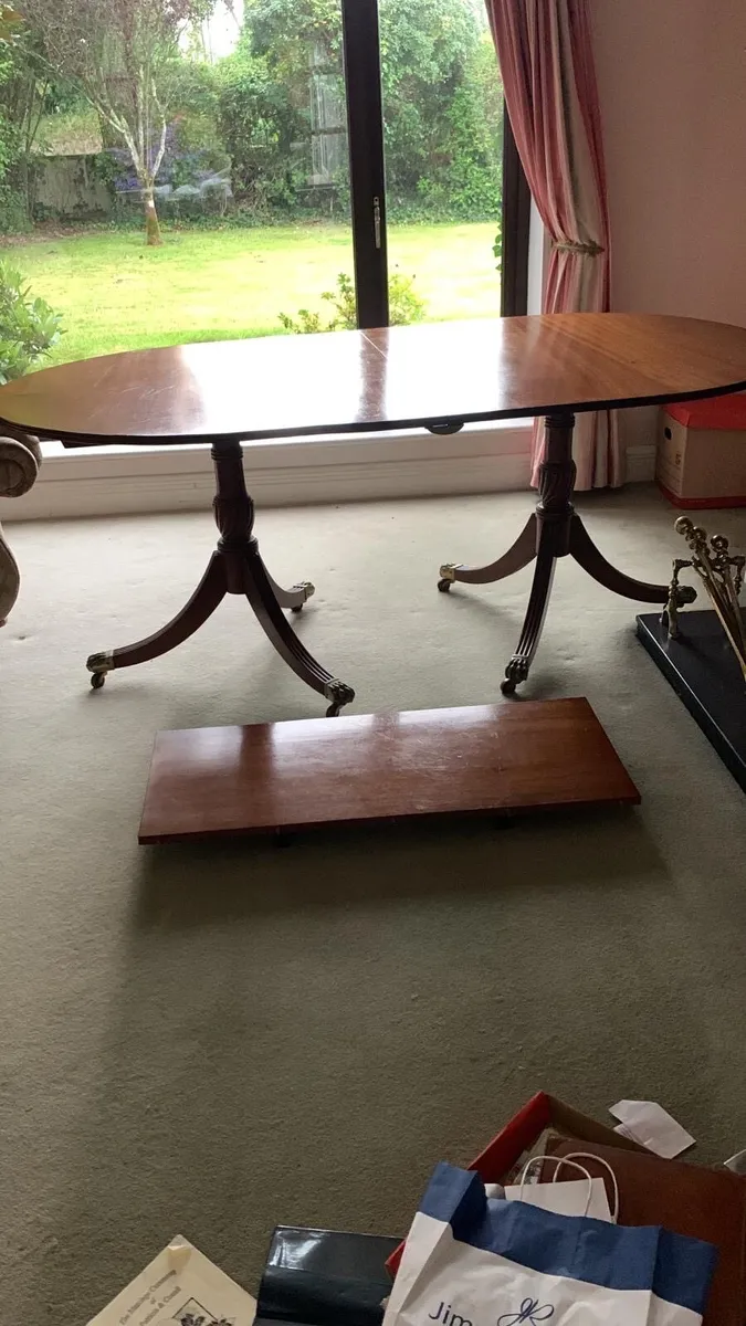 Antique dining room table