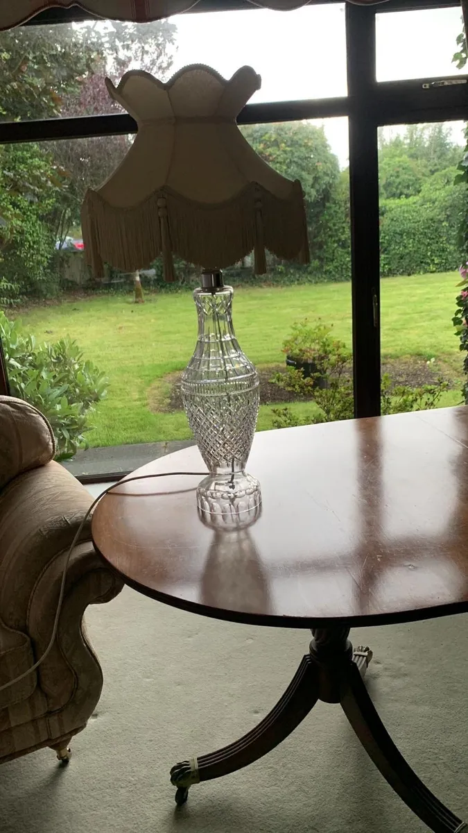 Waterford crystal lamp