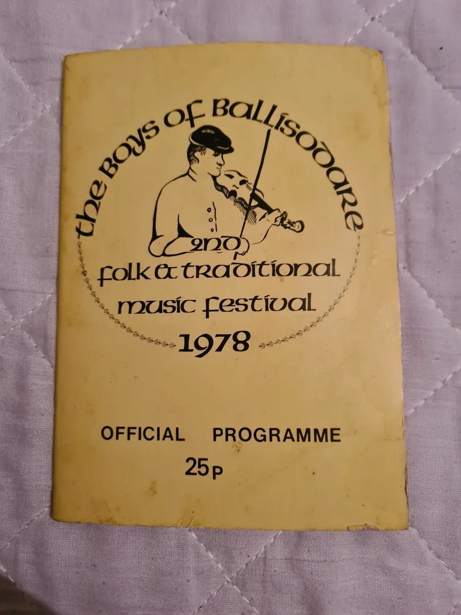Boys of Ballisodare memorabilia……….20