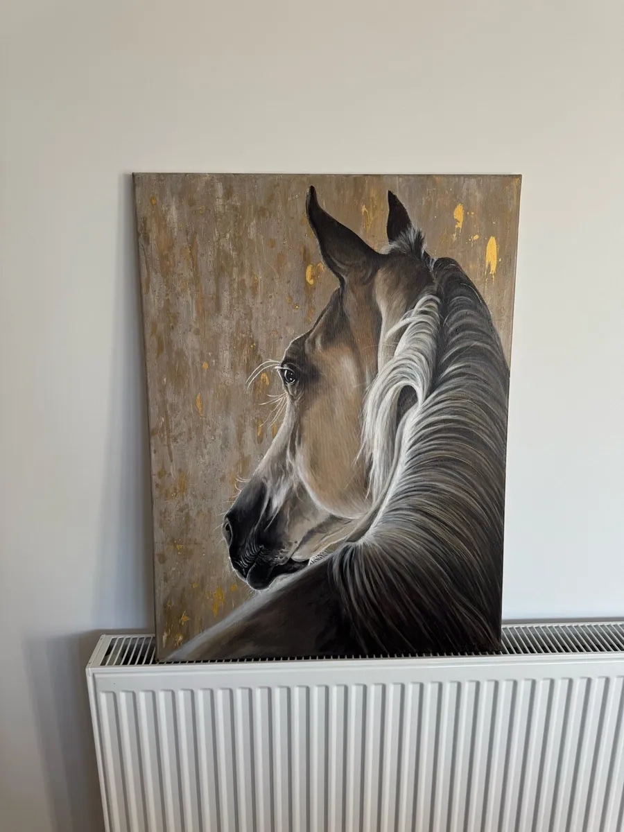 Horse Oil Painting on Canvas 60 x 80cm - Image 1