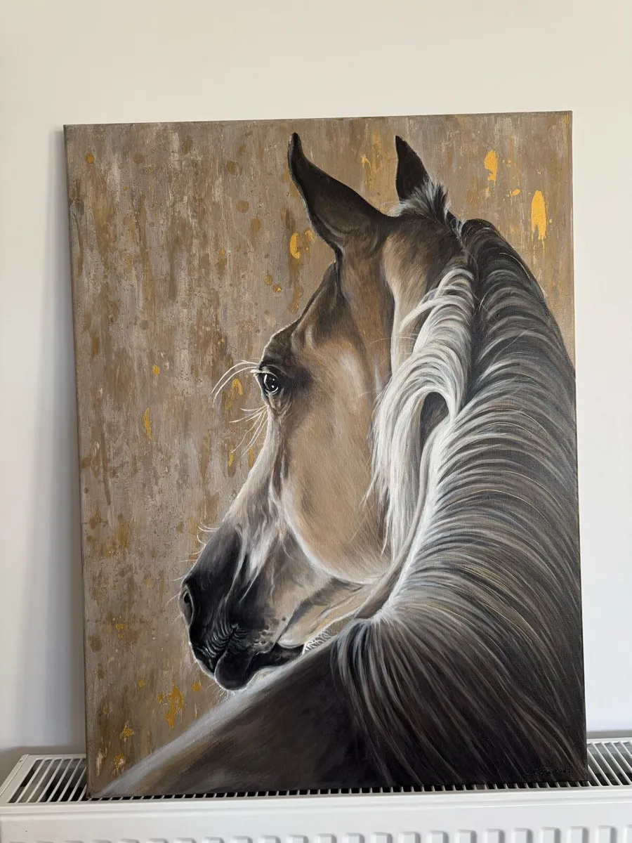 Horse Oil Painting on Canvas 60 x 80cm - Image 2
