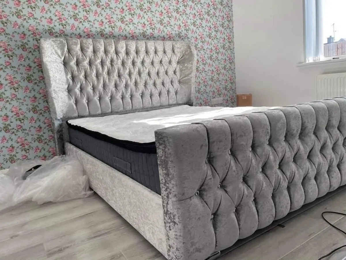 Brand New Dubai Wingback Beds - Image 2