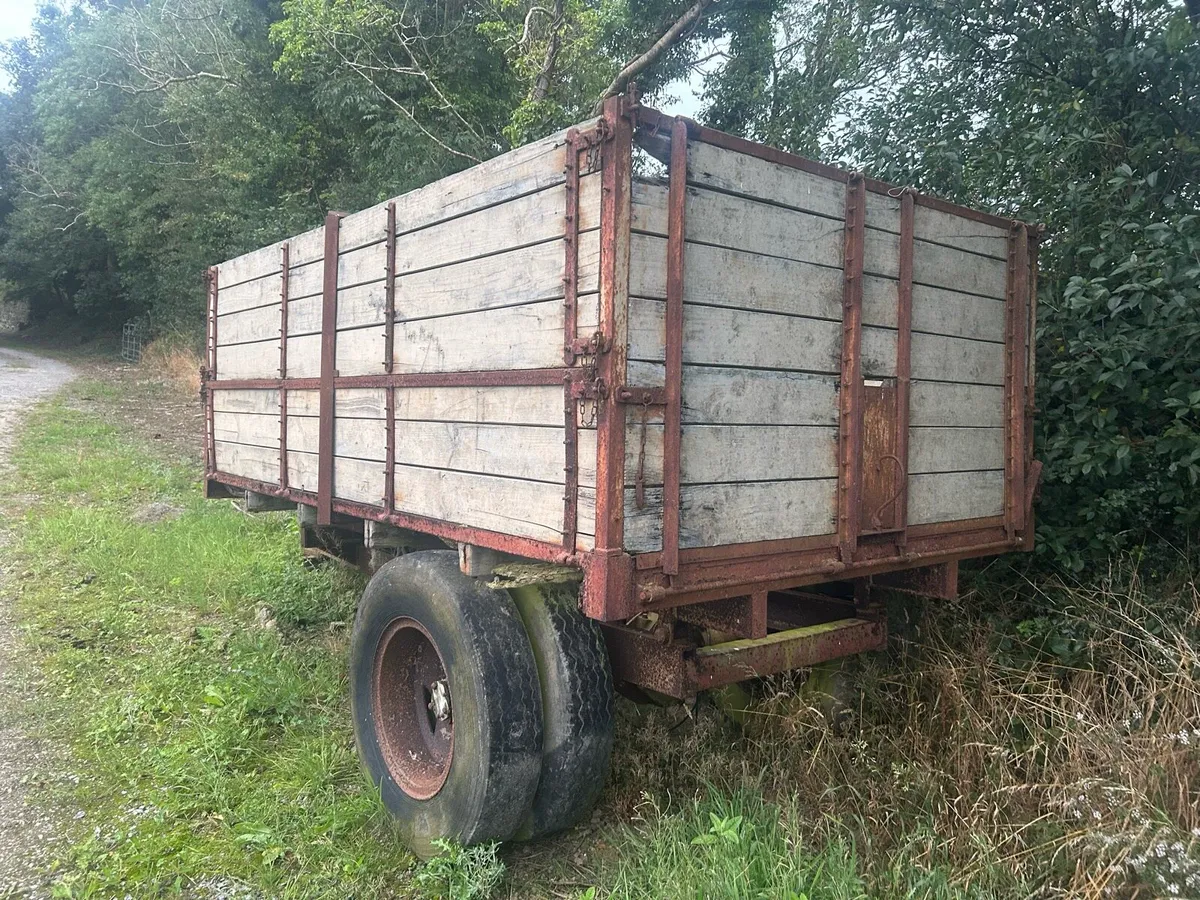 Trailer 7x11 vintage / bog / cattle feed project - Image 1
