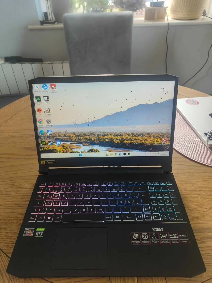Acer Nitro 5 Ryzen 7 5800h Rtx 3060 like new - Image 1