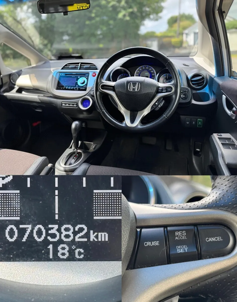 2013 HONDA FIT. 70KMs ONLY. NEW NCT. AUTO 1.3L HYB - Image 4