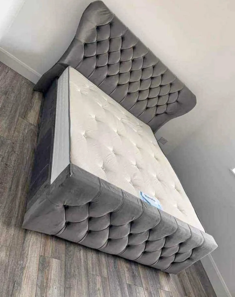 New King Dubai Wingback Beds - Image 1