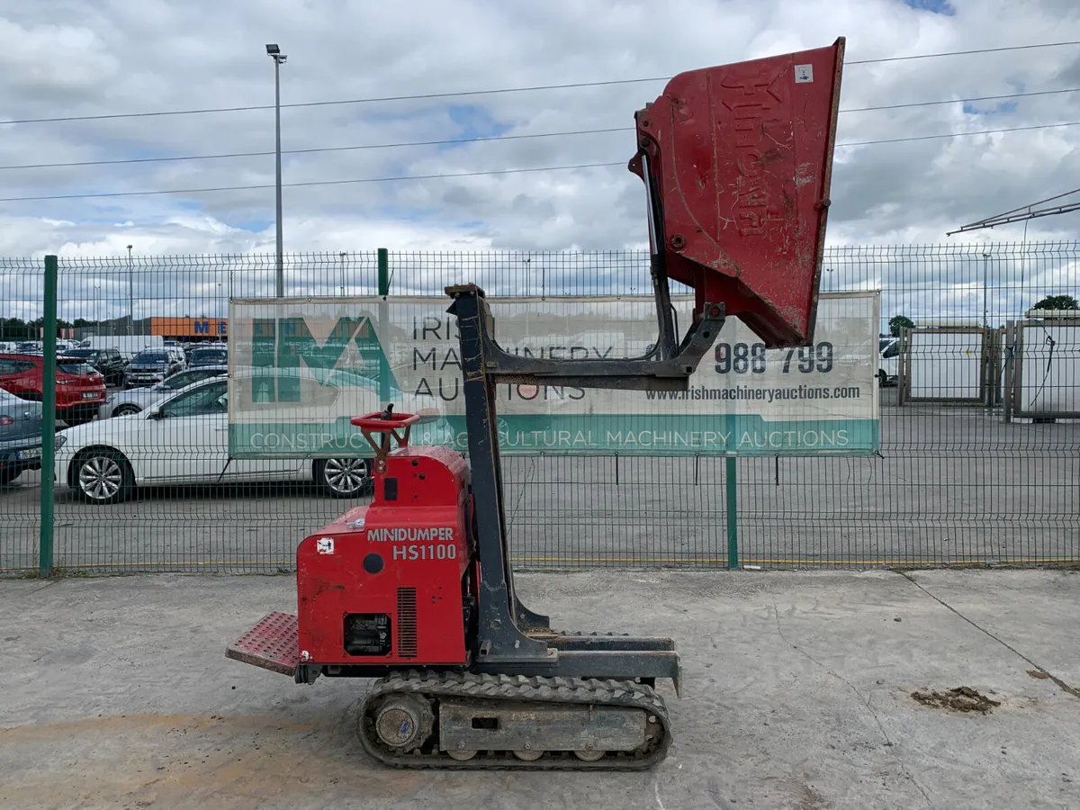 HINOWA HIGH TIP TRACKED DUMPER FOR AUCTION - Image 3