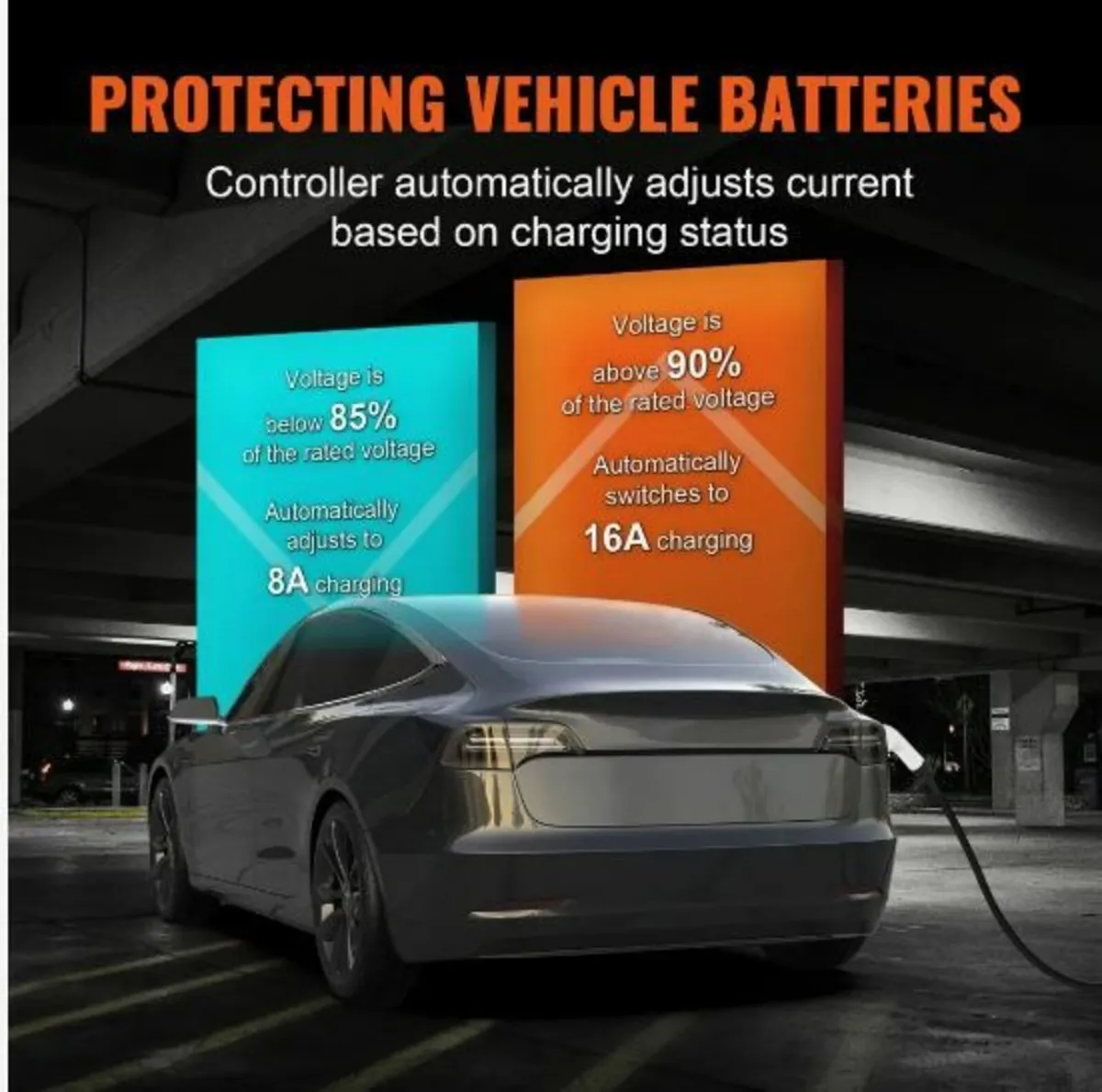 Portable EV Charger Type 2, 16A 3.7 kW, Electric - Image 2