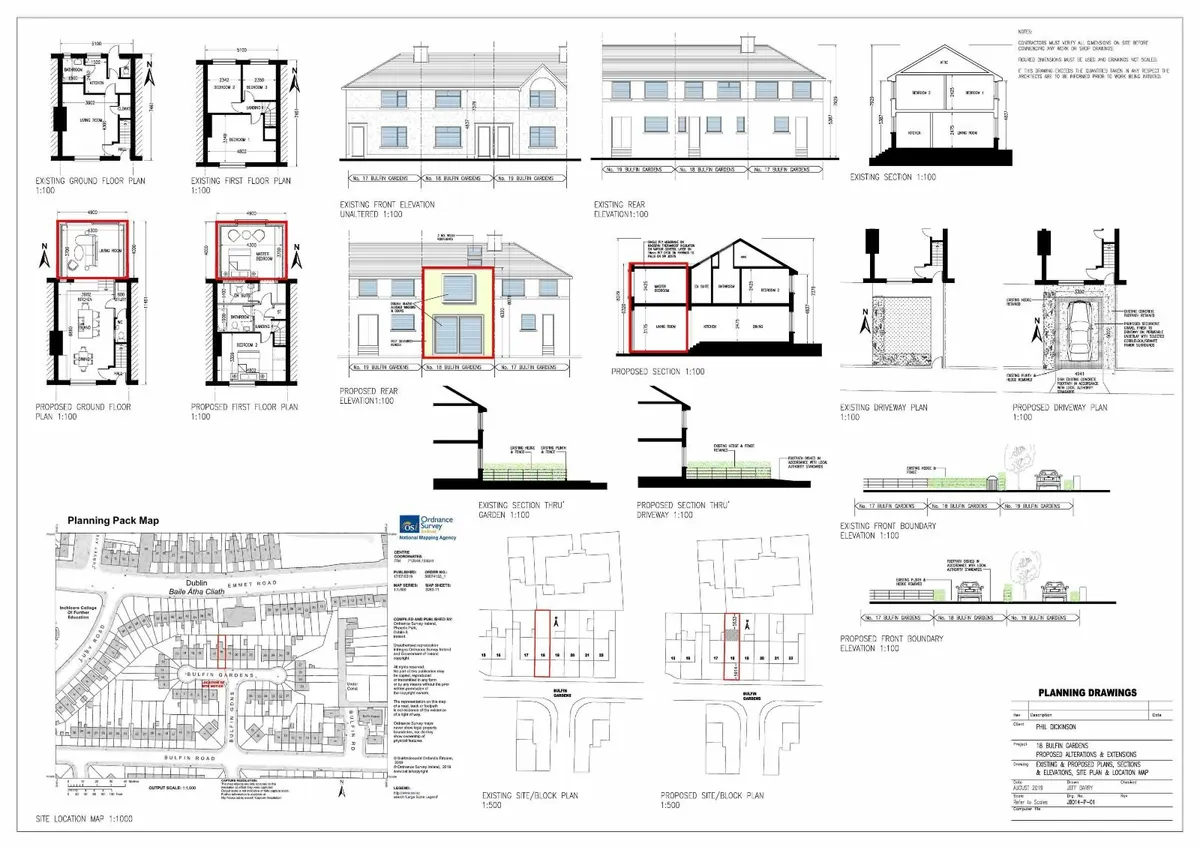 Planning Permission Drawings – Extensions etc - Image 2