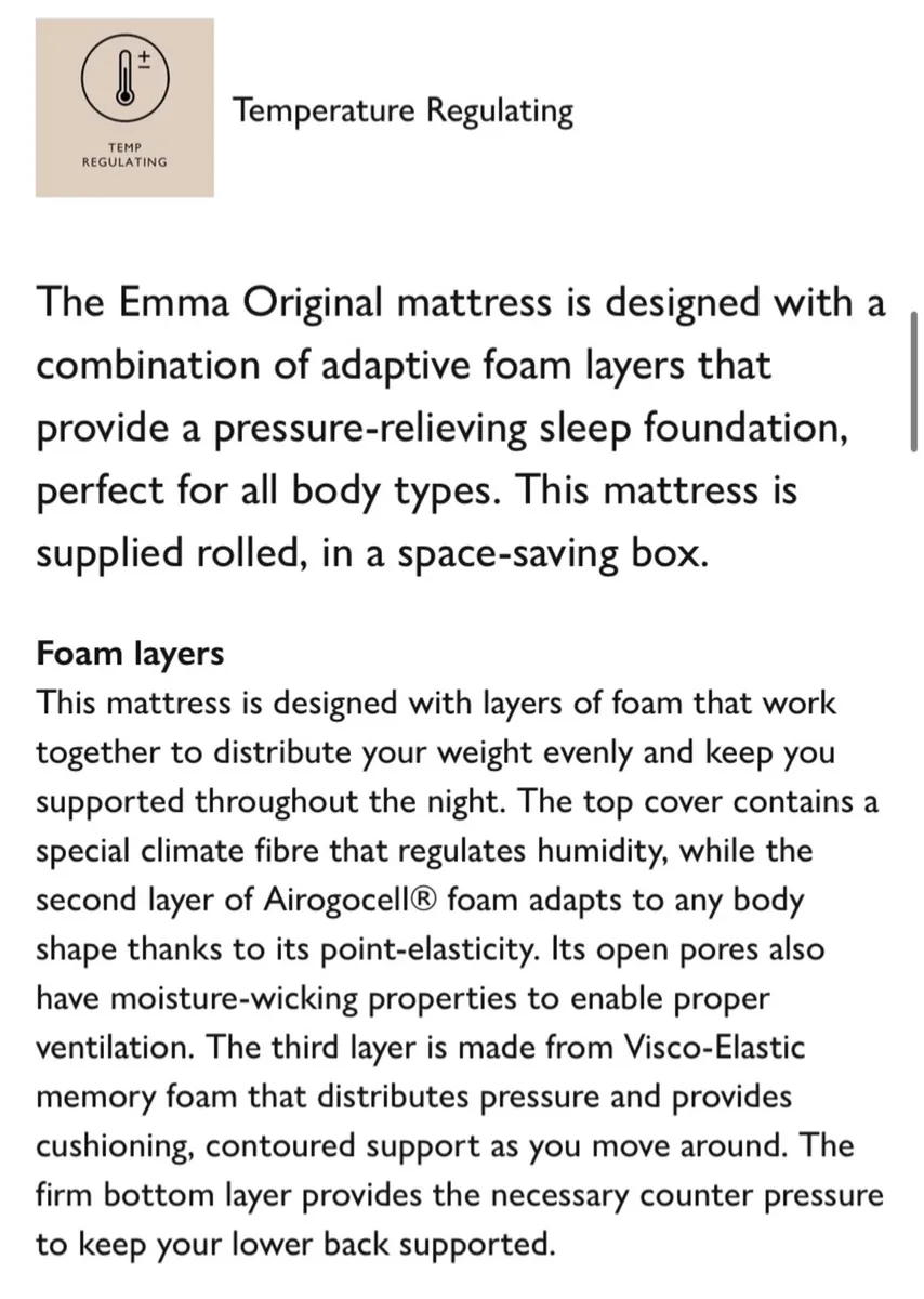 Emma Single Mattress - Image 4