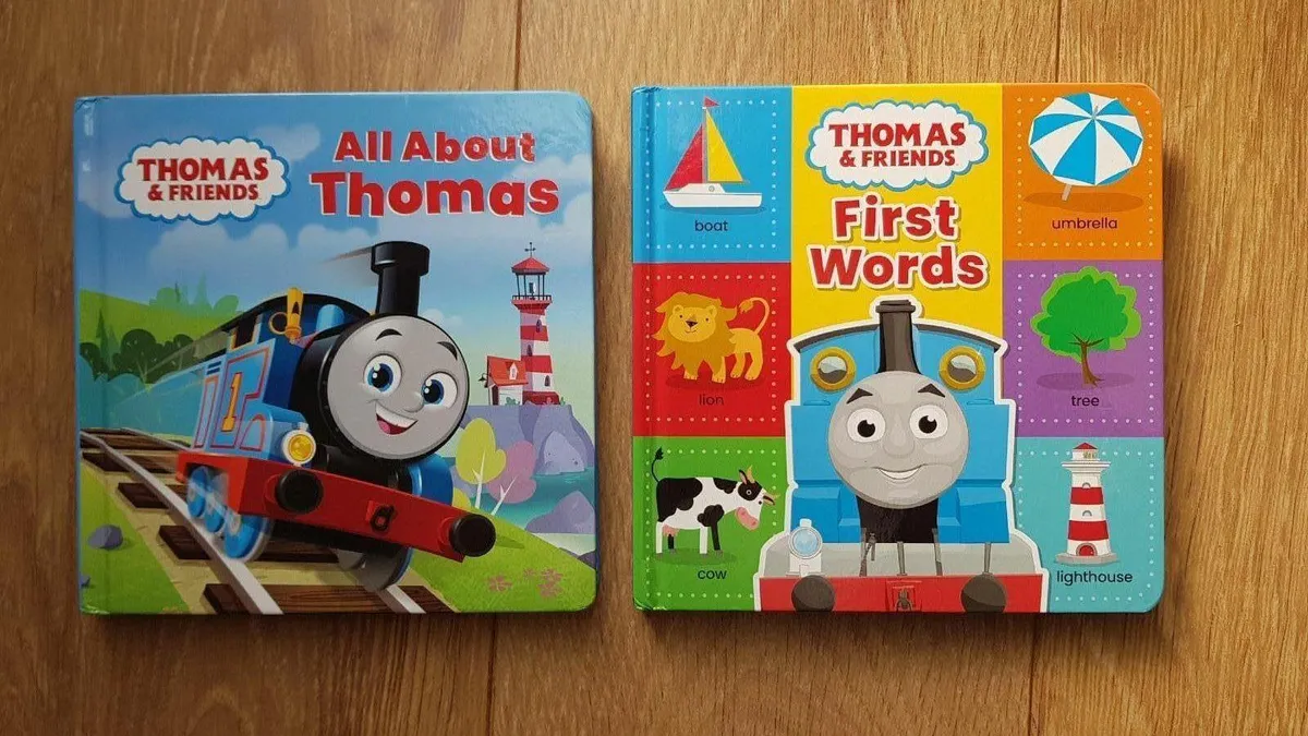 Thomas & friends  books + train toy - Image 1