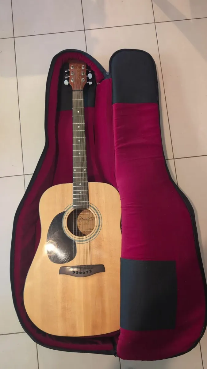 Brunswick Acoustic Left Hand Guitar - Image 1