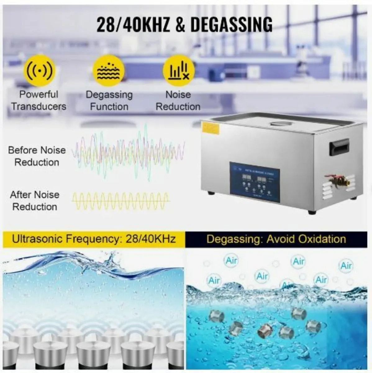 30L Ultrasonic Cleaner Dual Frequency - Image 2