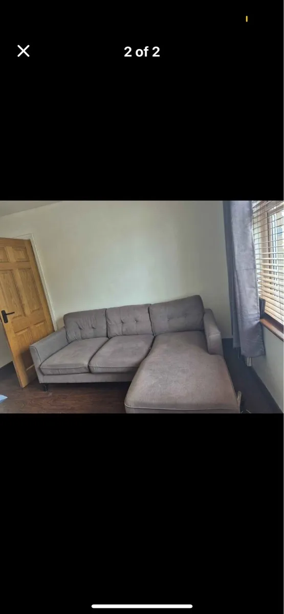 L shape sofa Delivery available - Image 2
