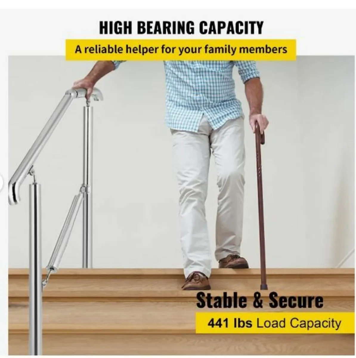 5 Step Railing Stainless Steel - Image 4