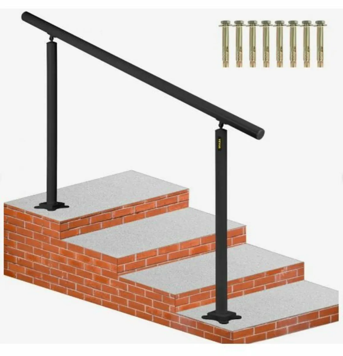 31.5in Handrails for Outdoor Steps 2 - Image 1