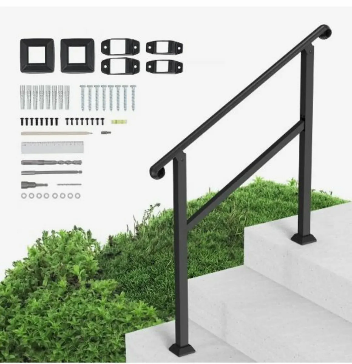 2-3 Step Handrails for Outdoor Steps - Image 1