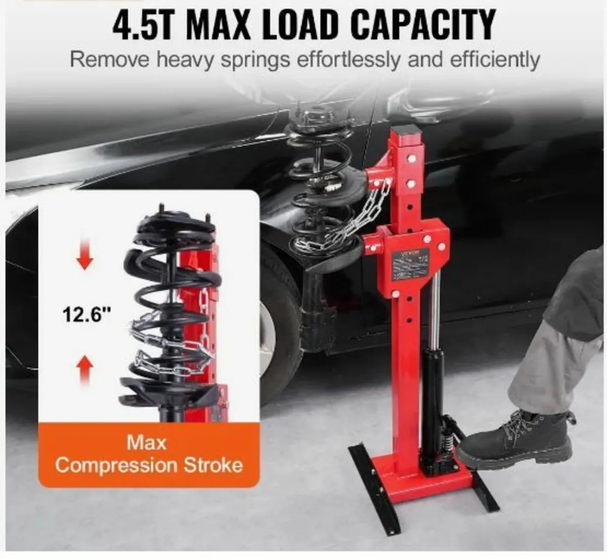 Strut Spring Compressor, 4.5 Ton/4499.6 kg - Image 4