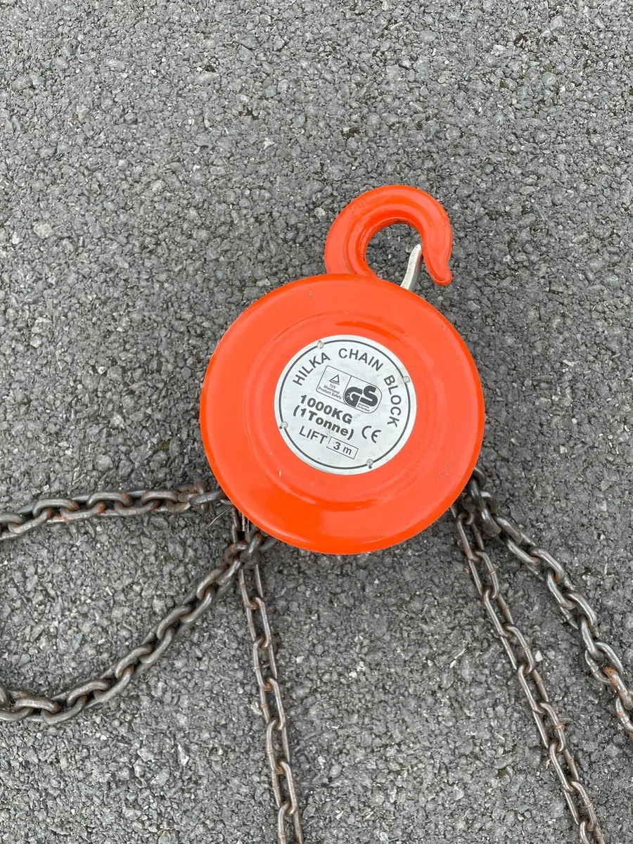 1Ton Chain Block 3M Lift - Image 1