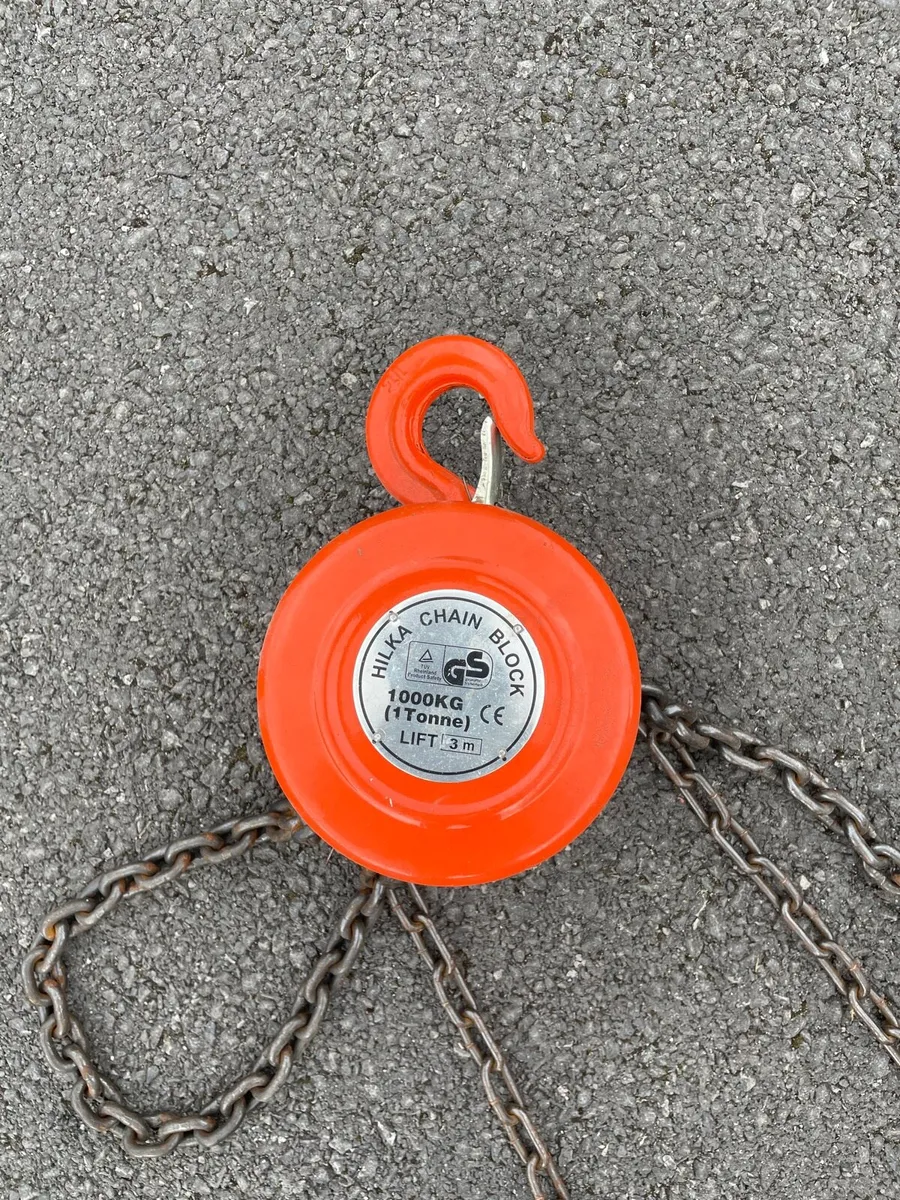 1Ton Chain Block 3M Lift - Image 2