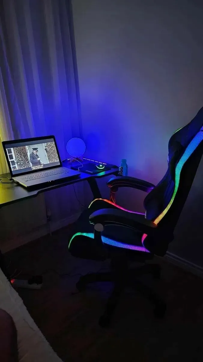 Gaming chair with led lights brand new - Image 3