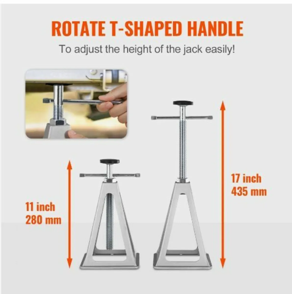 RV Stabilizer Jacks, 4 Pack Aluminum - Image 2
