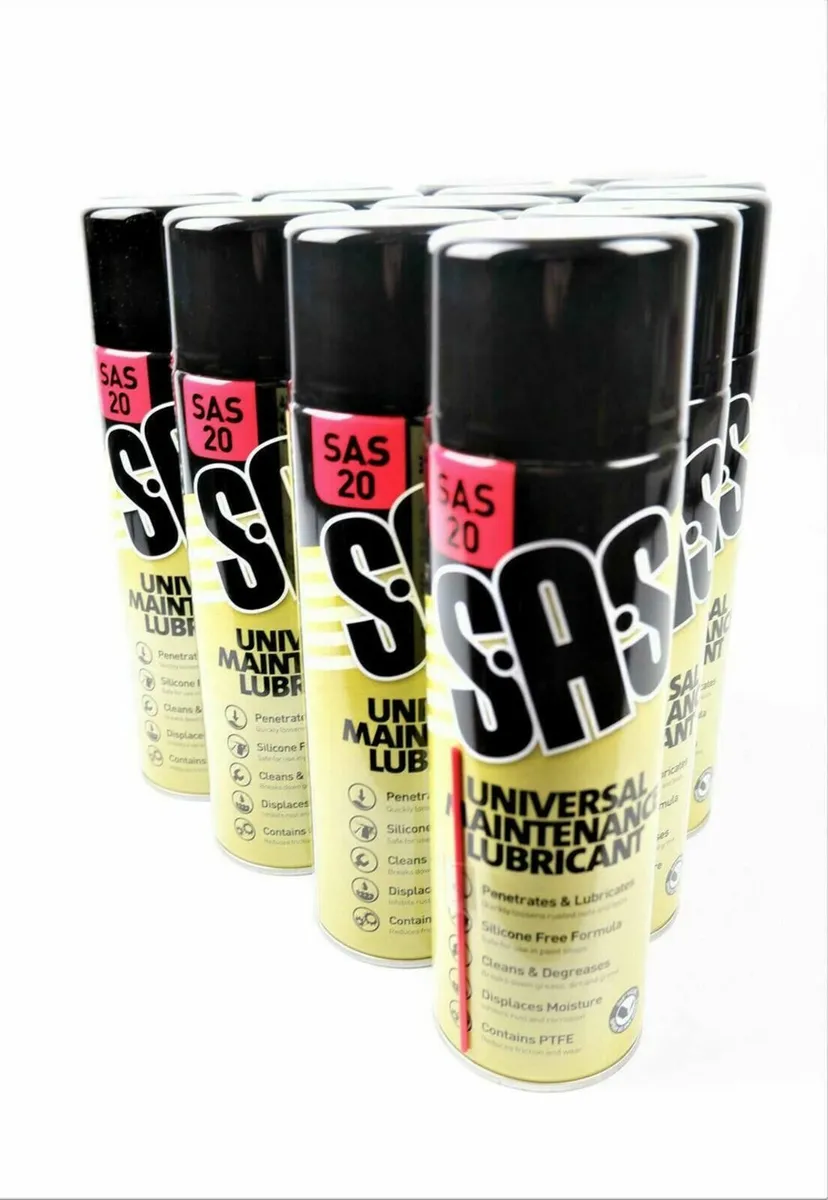 PACK OF 36 500ml Tins of SAS 20 Universal maintena - Image 3
