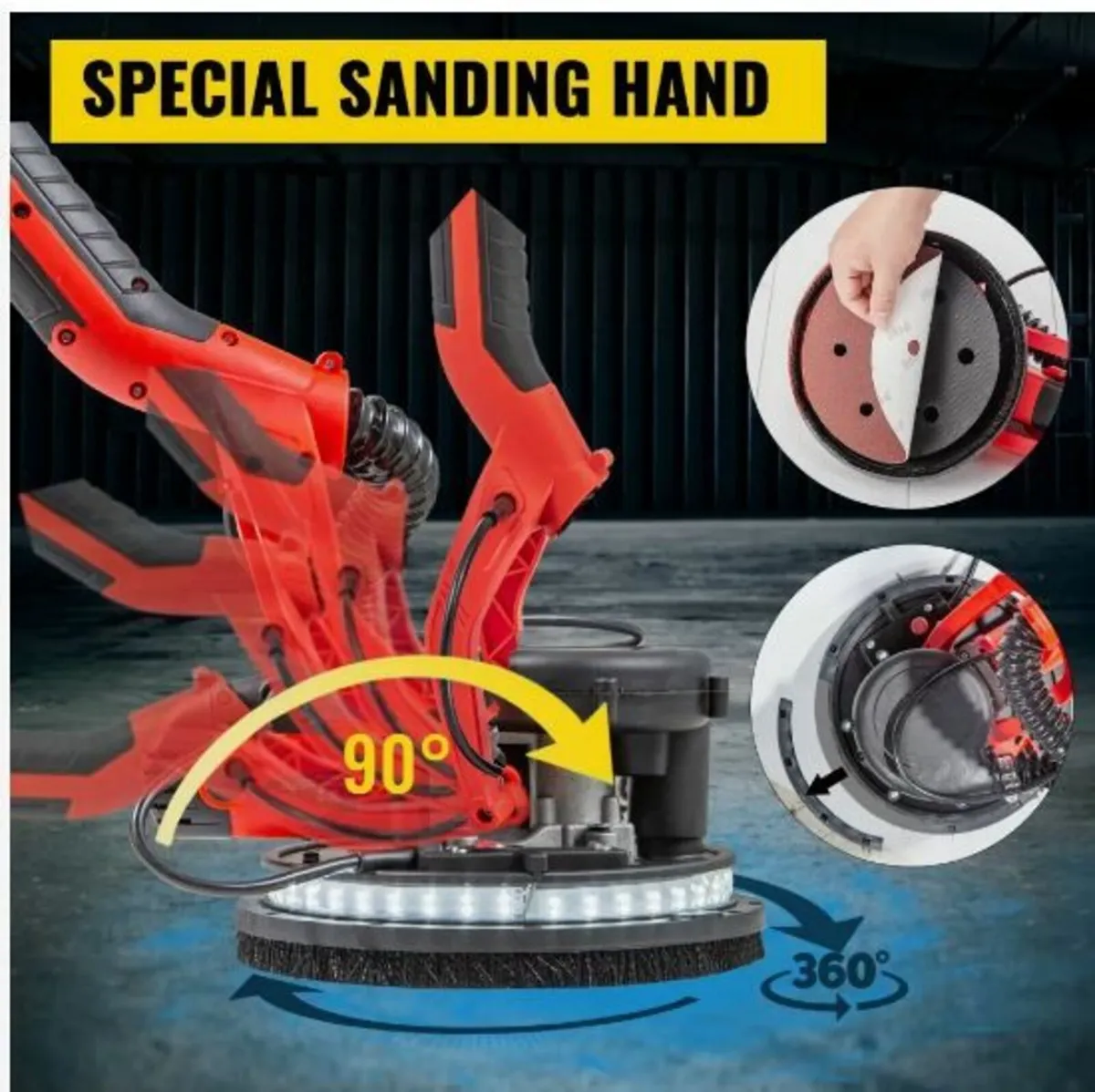 Drywall Sander 750W, Electric Drywall Sander - Image 3