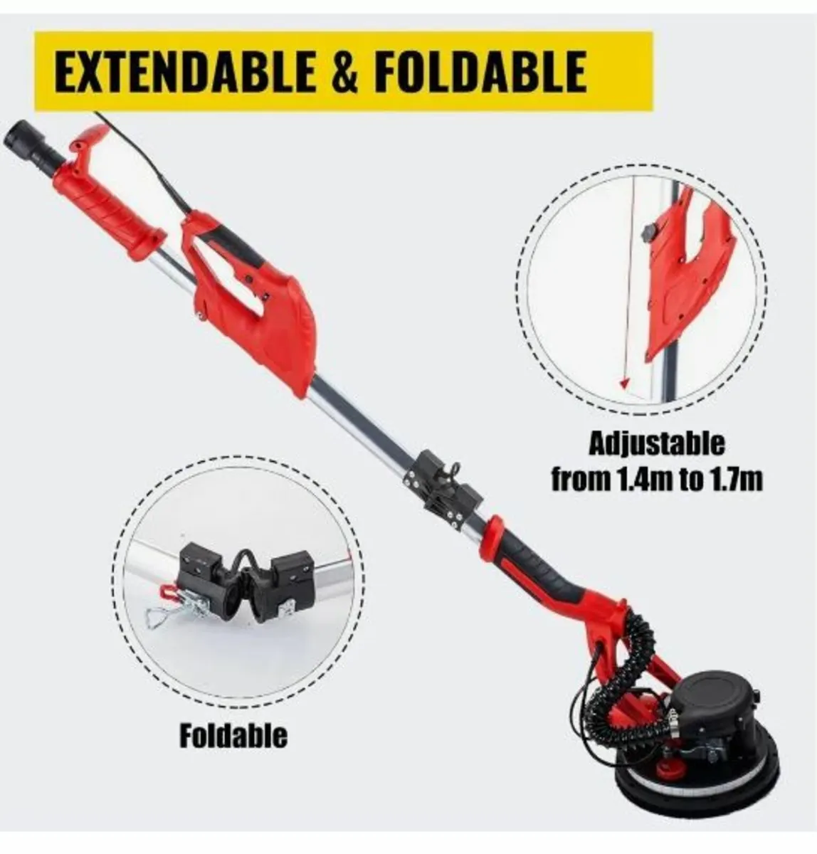 Drywall Sander 750W, Electric Drywall Sander - Image 4