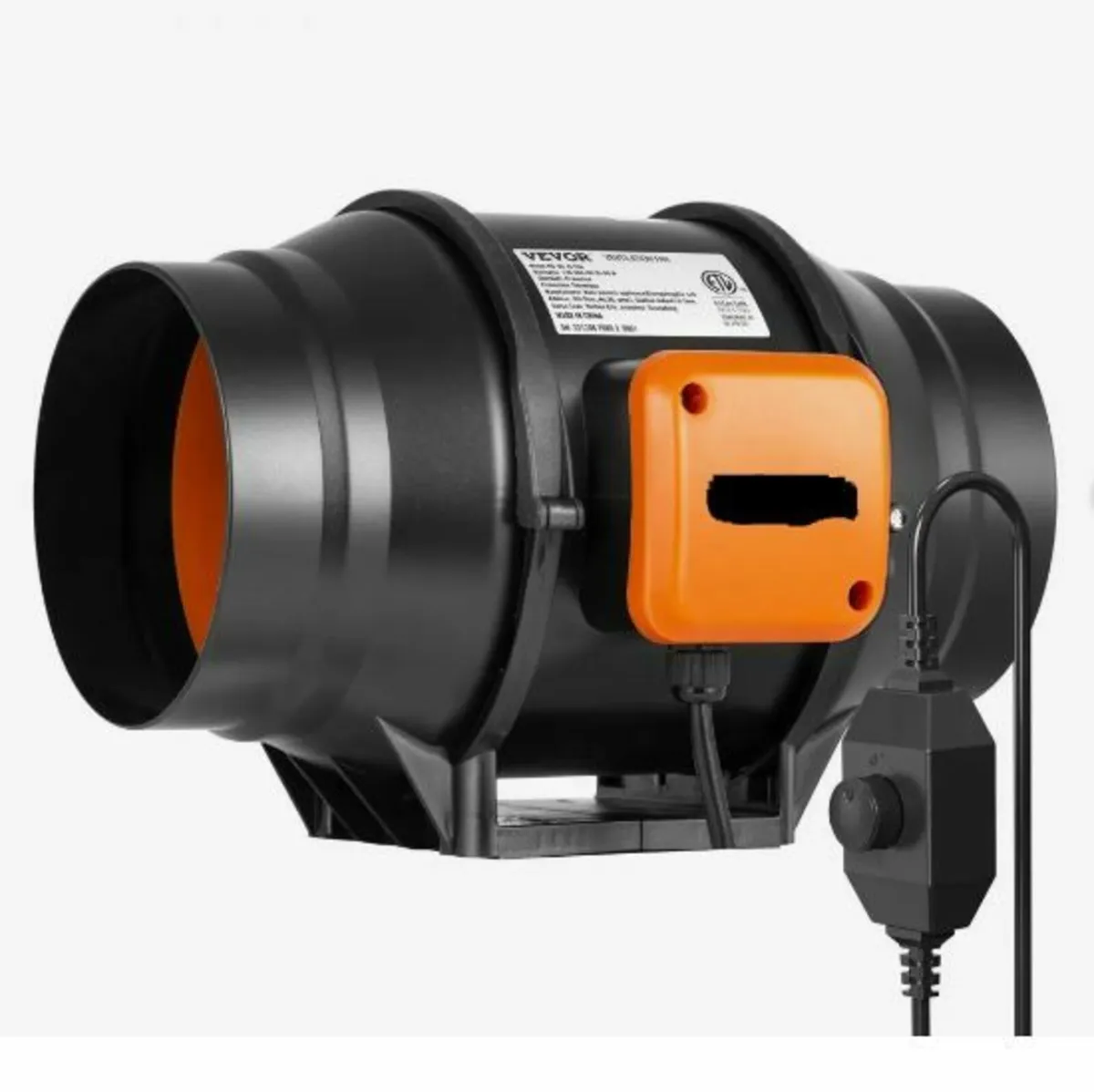 152.4mm Inline Duct Fan HVAC Exhaust Blower - Image 3
