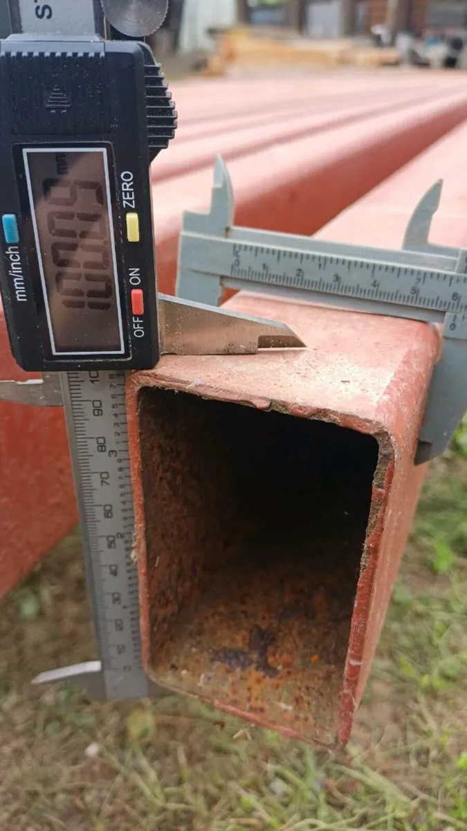 Mild steel profile / box . - Image 3