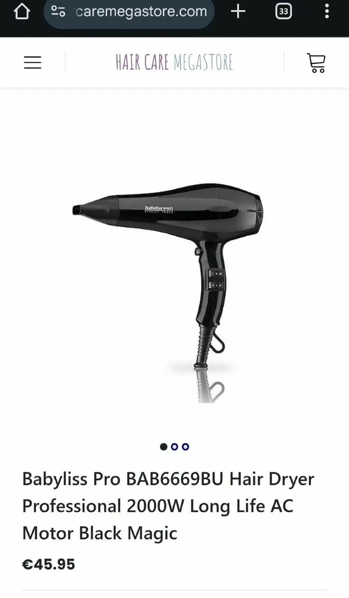 Babyliss Professional Hairdryer - Image 3