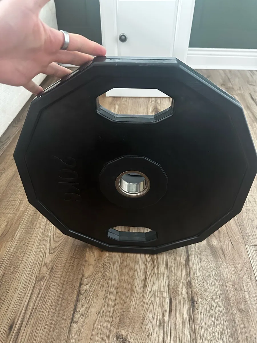 4 x 20kg Olympic Barbell Plates (see description) - Image 3