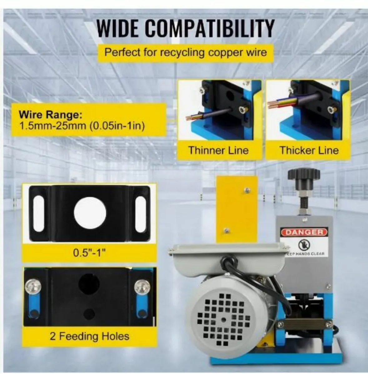 Electric Wire Stripping Machine Φ1.5mm~Φ25mm - Image 2