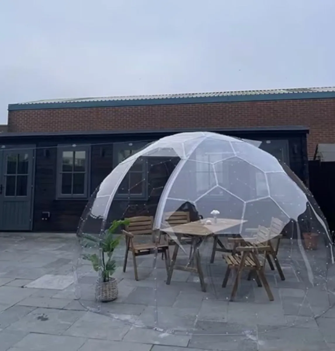 Luxury 3.5m(11.6ft) Clear Dome Glamping Igloo - Image 2