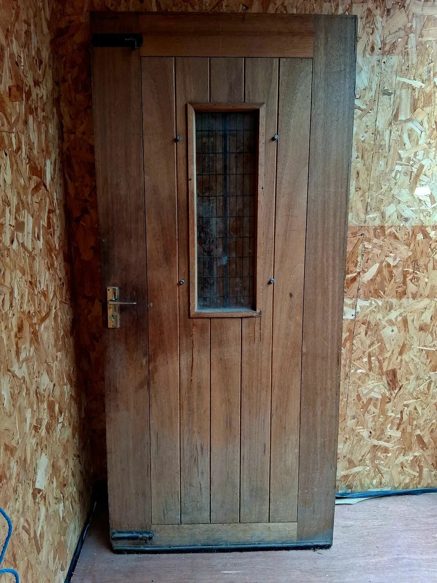 External Door Iroko Hardwood - Image 2