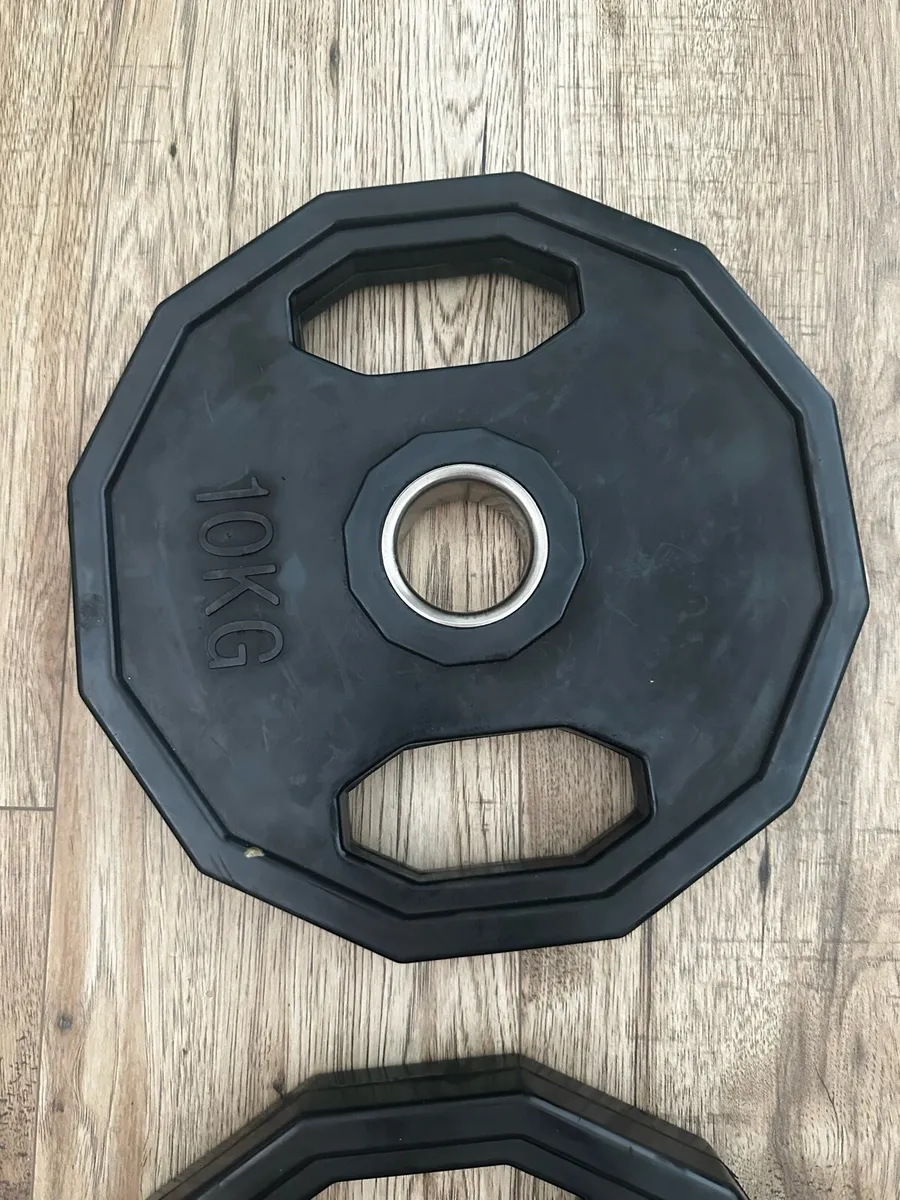 2 x 10kg Olympic Barbell Plates - Image 3