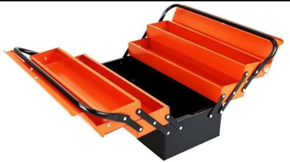 Empty Cantilever Tool Metal Box - Image 1