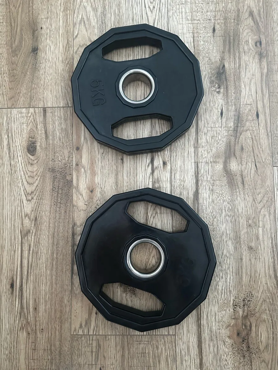 2 x 5kg Olympic Weights - Image 1