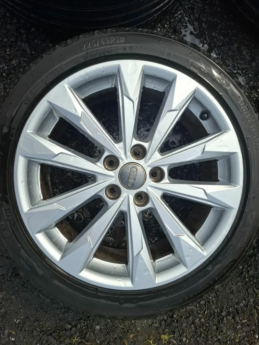 18" Audi A3, Vw,  Seat,  Skoda Alloys with tyres - Image 1