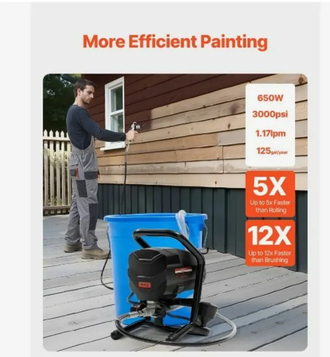 Stand Airless Paint Sprayer Electric Paint Sprayer - Image 3