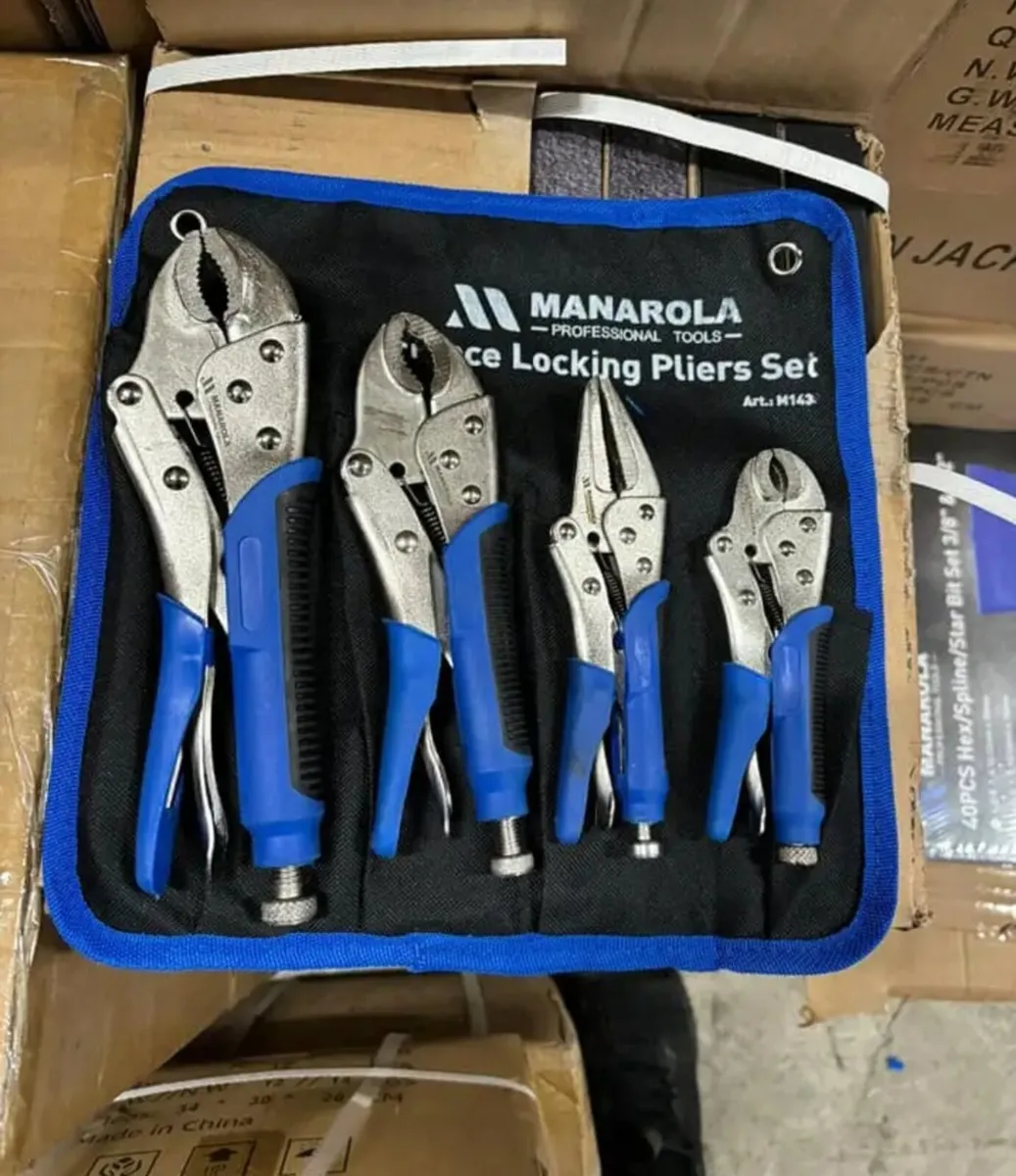4PC LOCKING PLIER SET - Image 1
