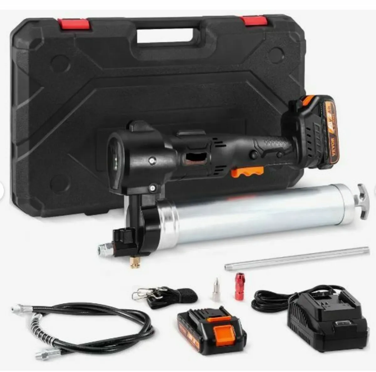 Cordless Grease Gun Electric 20 Volt 2.0 Ah Batter - Image 1