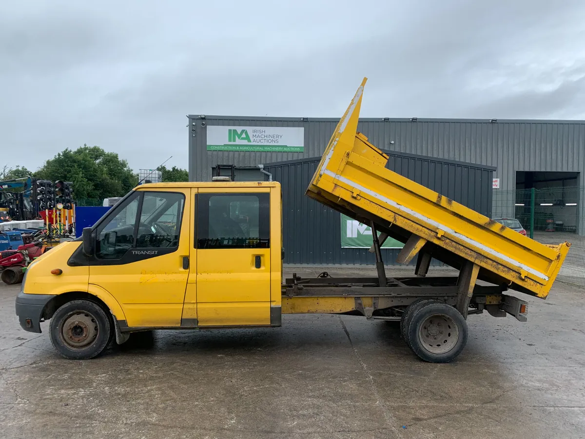 UNRESERVED 2010 FORD TRANSIT CREW CAB TIPPER - Image 2