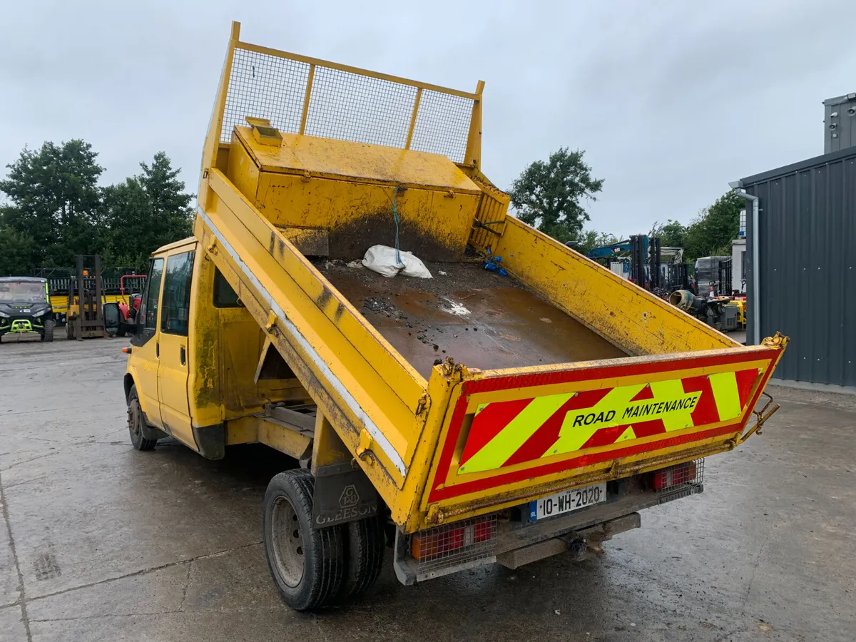 UNRESERVED 2010 FORD TRANSIT CREW CAB TIPPER - Image 3