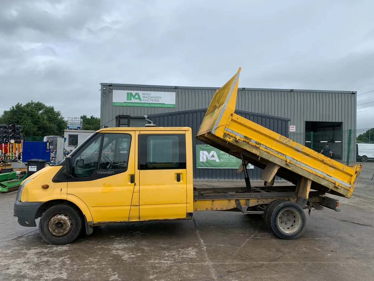UNRESERVED 2010 FORD TRANSIT CREW CAB TIPPER - Image 2