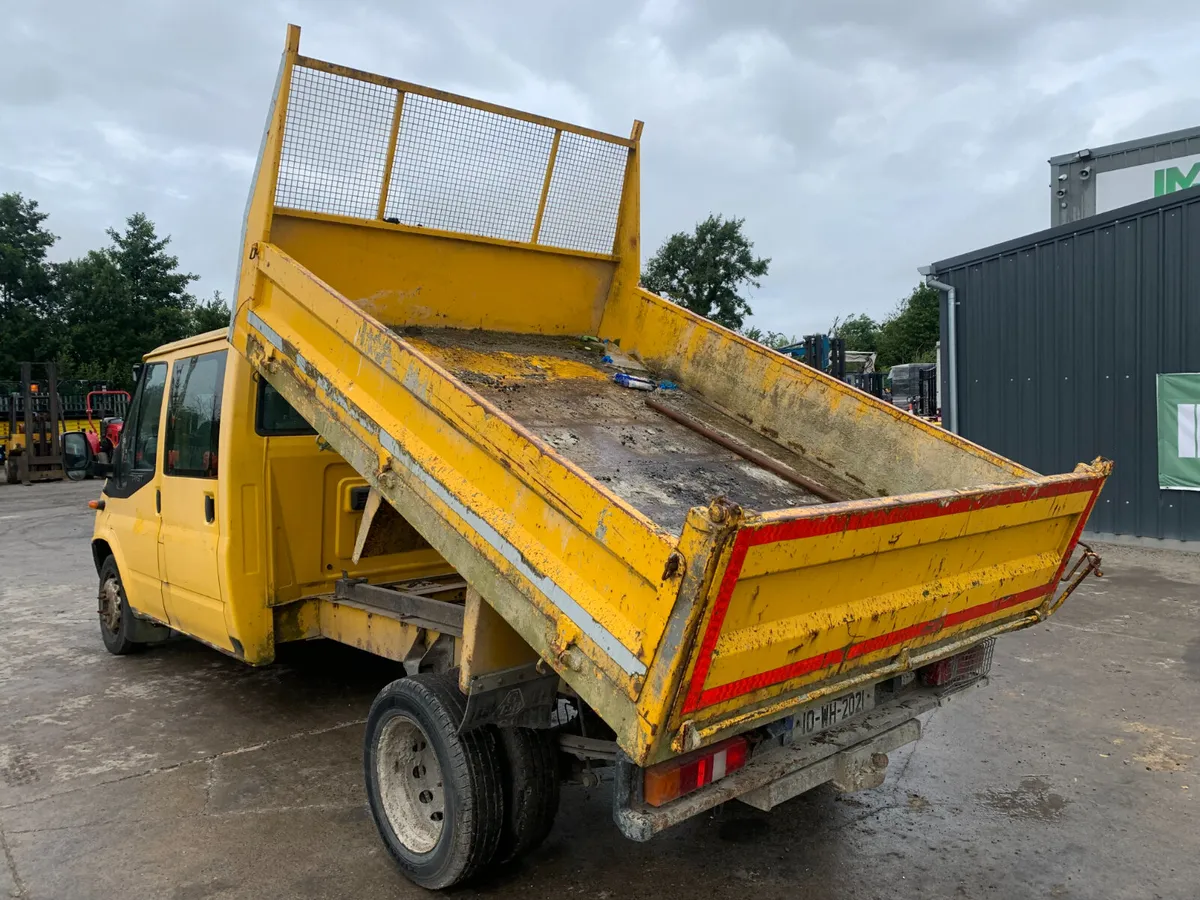 UNRESERVED 2010 FORD TRANSIT CREW CAB TIPPER - Image 3