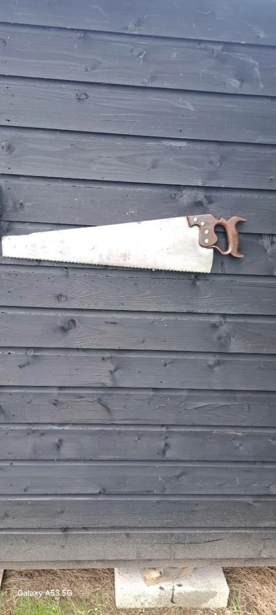 Two Old   hand saws €55 each - Image 1