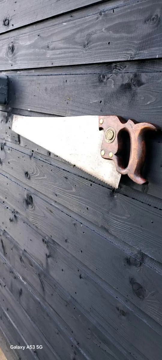Two Old   hand saws €55 each - Image 3